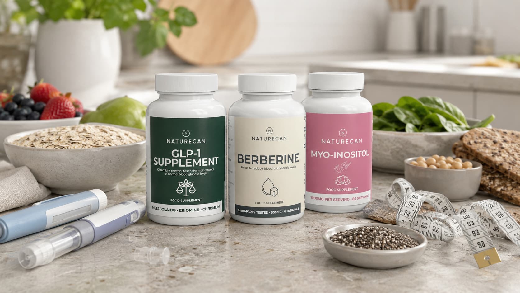 Berberin & GLP-1-Supplements: Ozempic-Alternativen | Naturecan