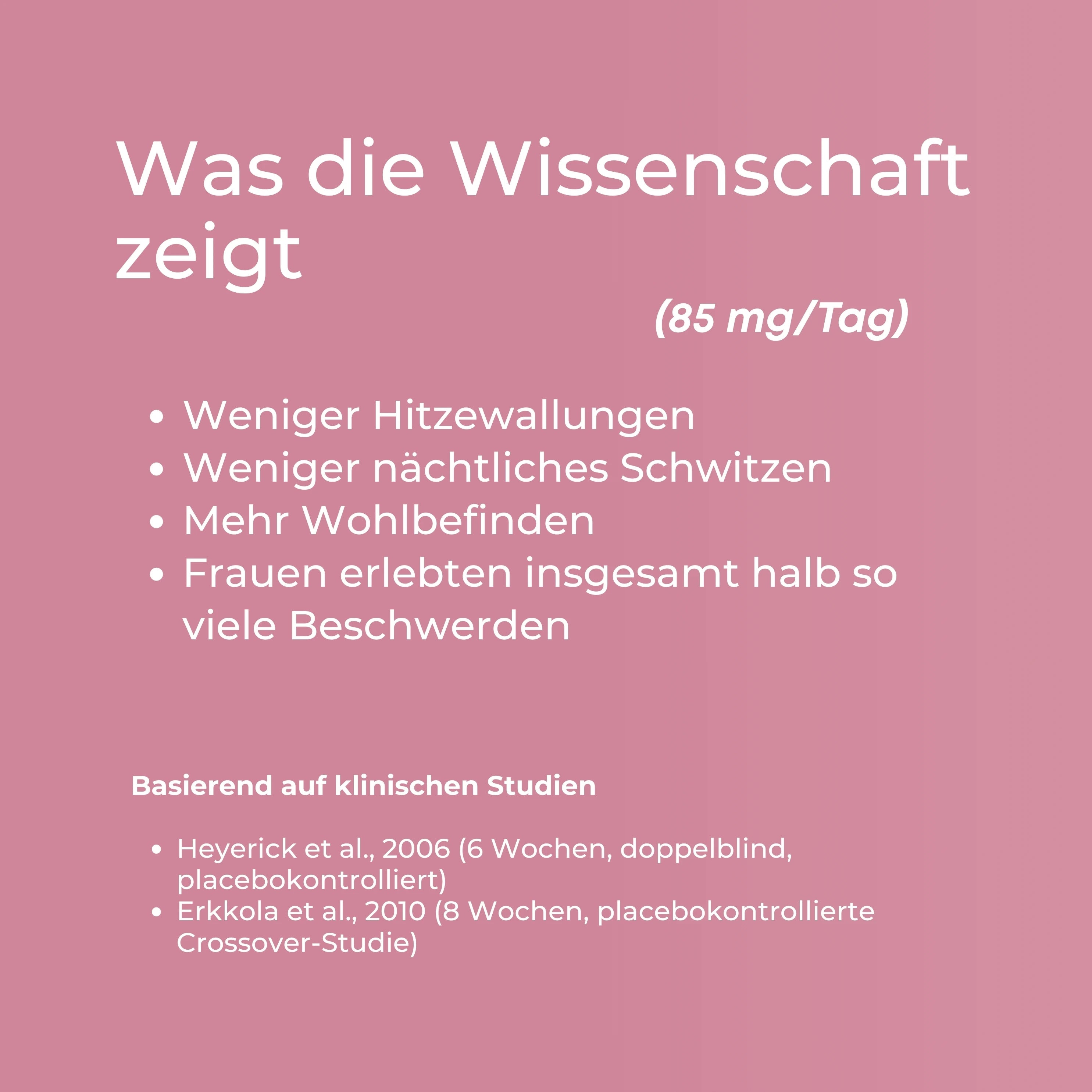 Wechseljahre Support Kapseln