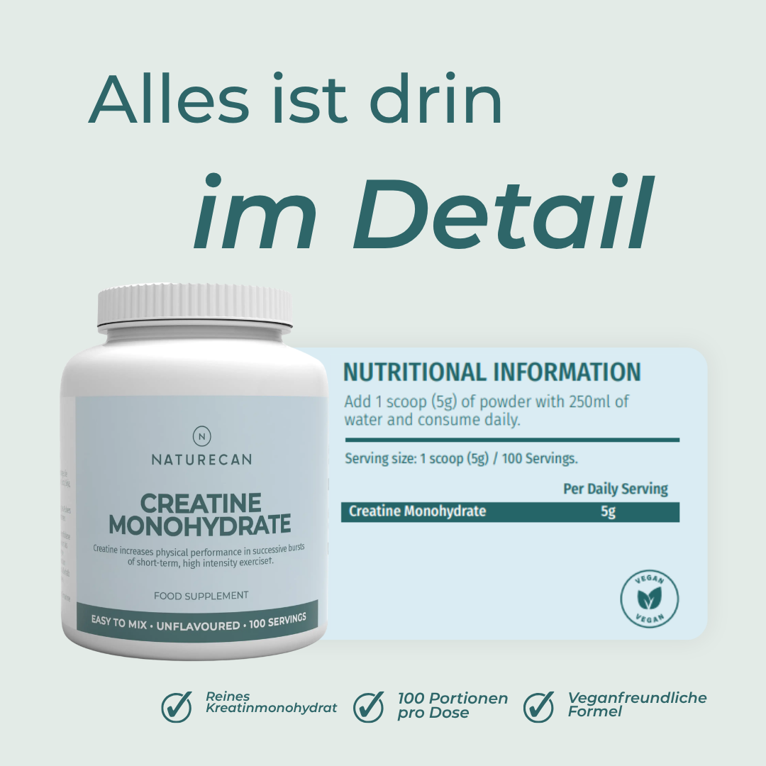 Kreatin Monohydrat 100% Pur