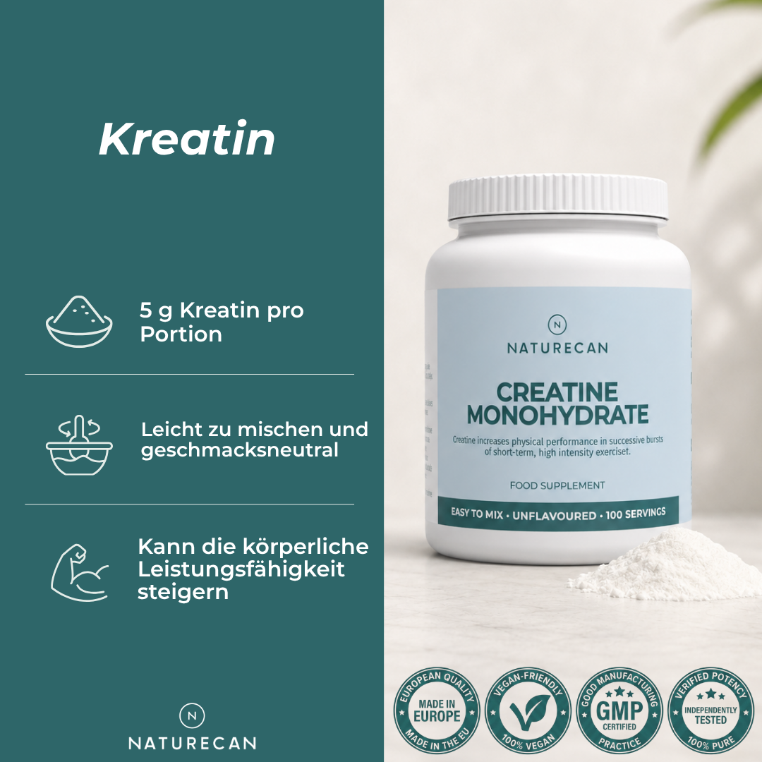 Kreatin Monohydrat 100% Pur