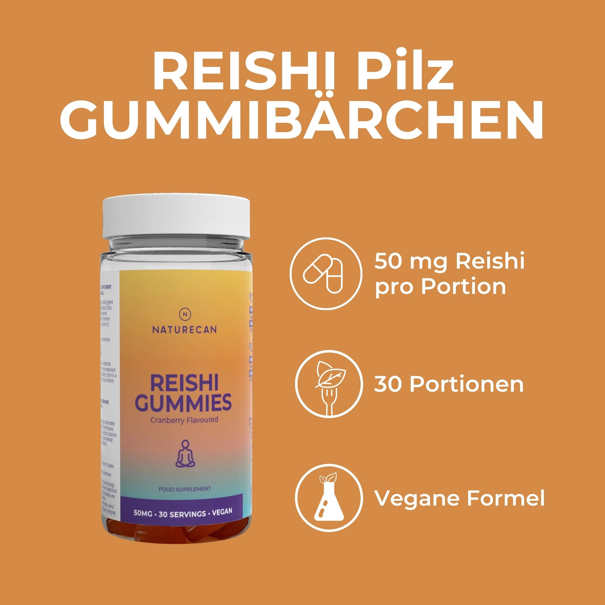 Reishi Pilz Gummibärchen