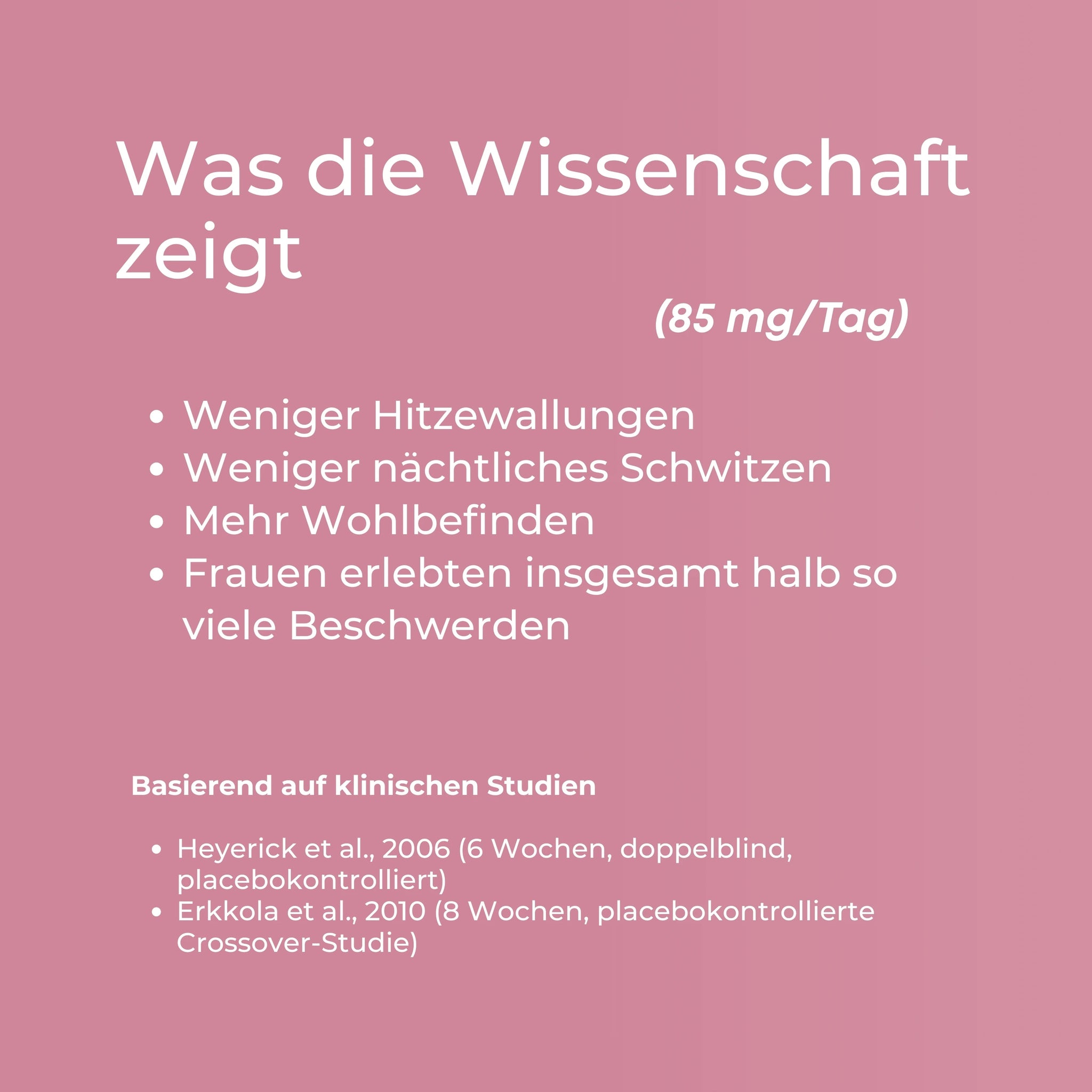 Wechseljahre Support Kapseln