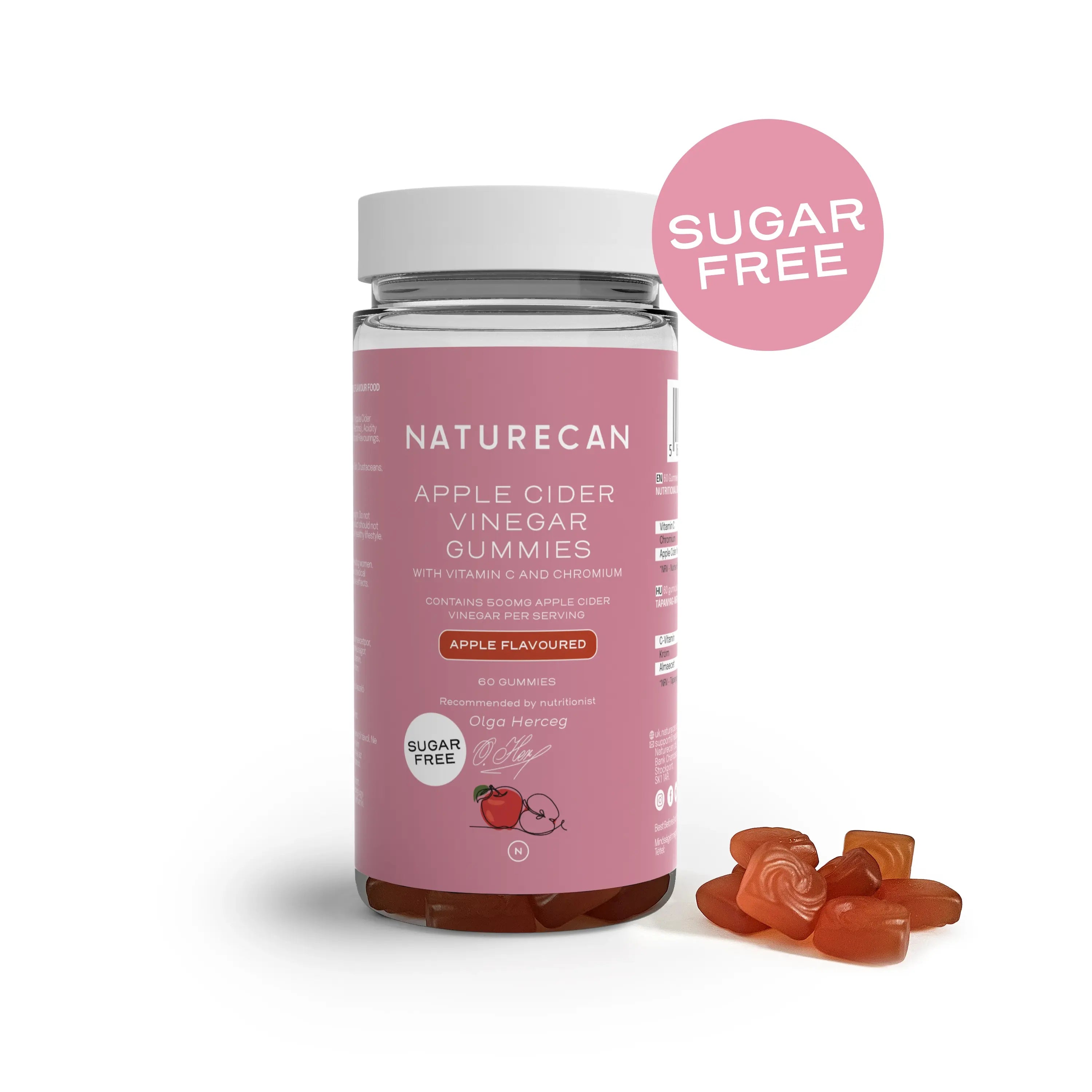 Apfelessig-Gummibärchen