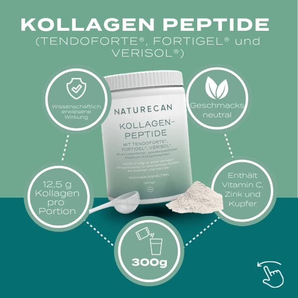 Kollagen Pulver Peptide - Geschmacksneutral