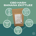 CBD Hash - Banana Zkittlez