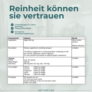 Vegane Omega-3 Kapseln