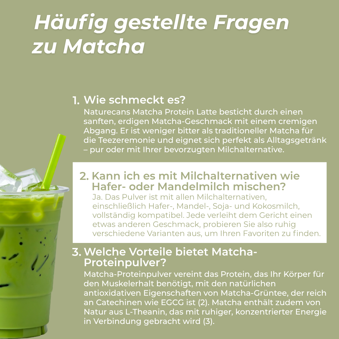 Matcha Protein Latte