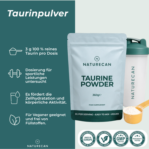 Taurin Pulver